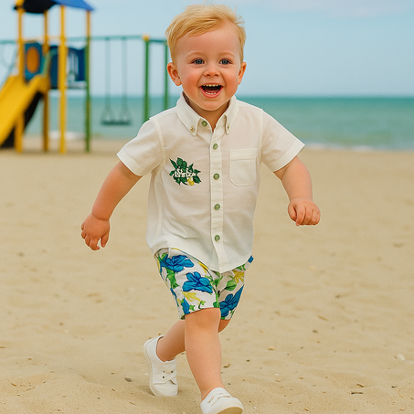 طقم بنكهة صيفية للصغار مثالي للخرجات والبحر