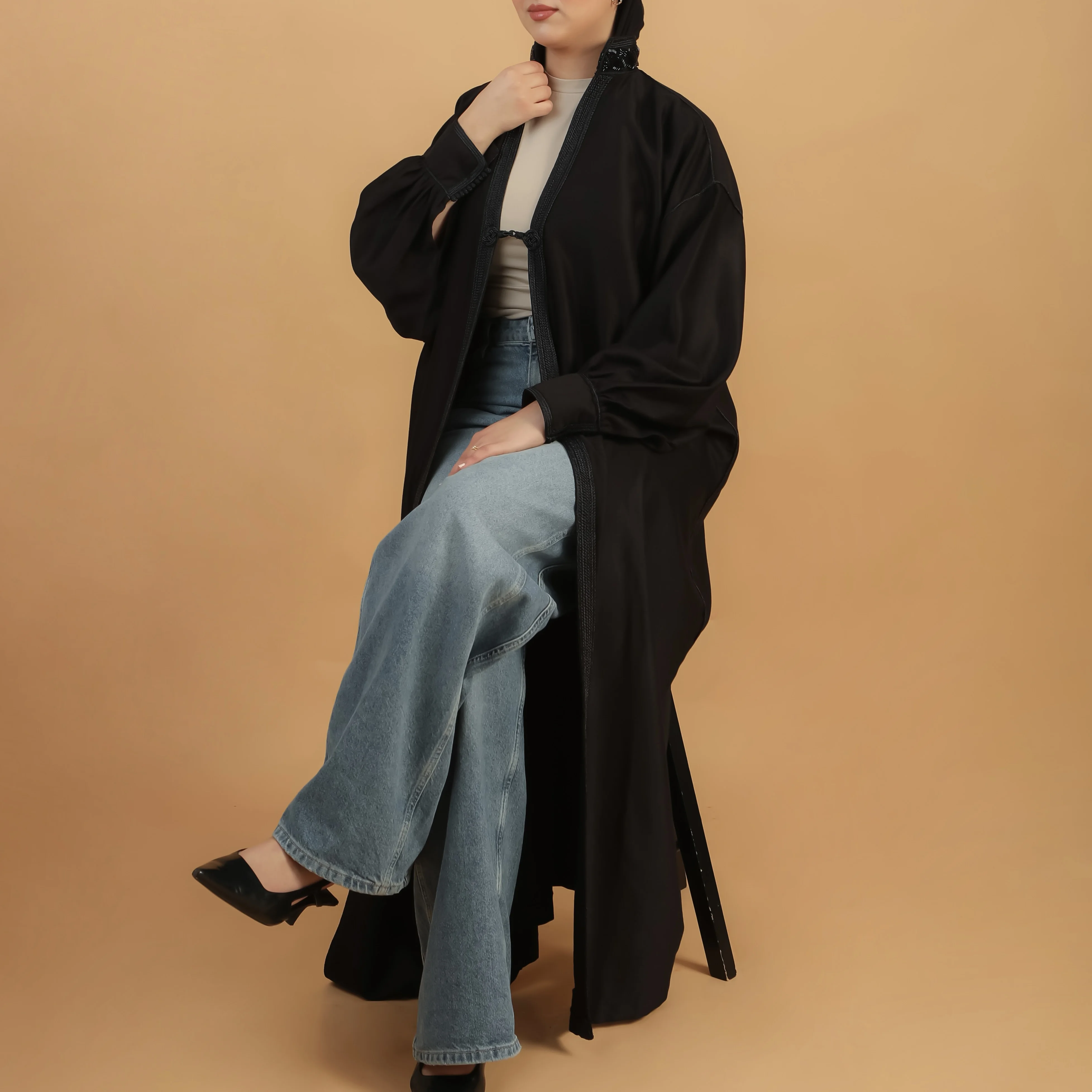 Kimono Delight/Midnight, Crêpe Printemps (copy)