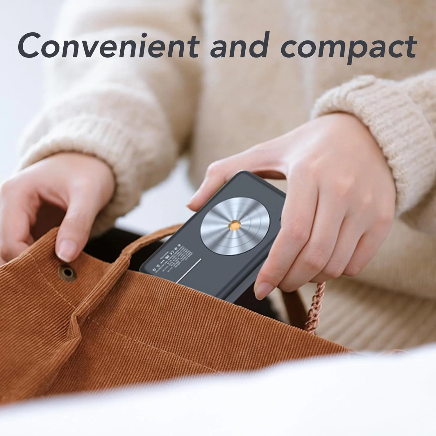 هووتو باور بانك مغناطيسي، شاحن لاسلكي محمول 10000 مللي امبير في الساعة، اسلاك USB C، شحن سريع للموبايلات، حزمة بطارية شحن سريع 22.5 واط بي دي لماج سيف لسلسلة ايفون