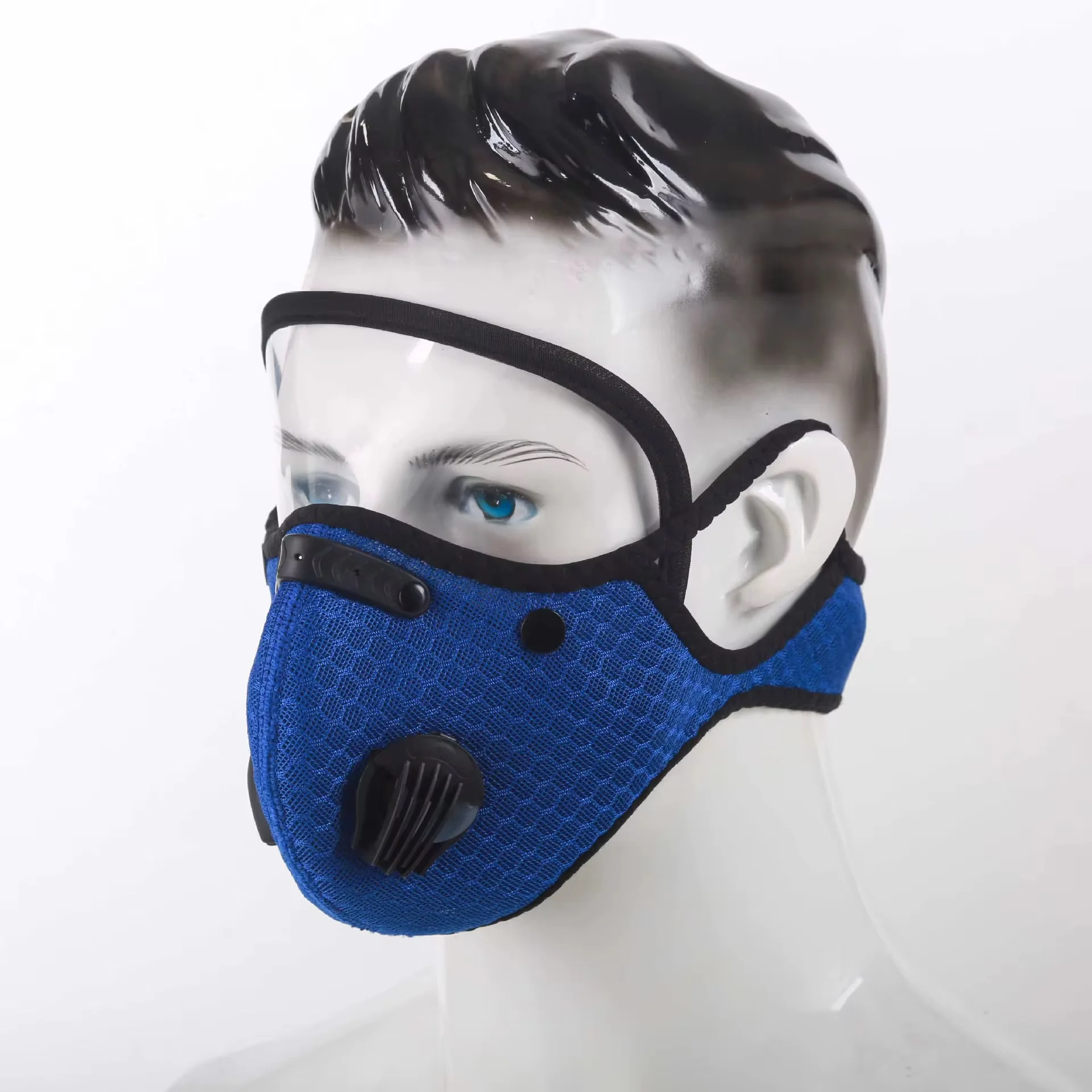 Masque de Protection Intégral avec Visière Transparente – Protection Totale & Style Futuriste