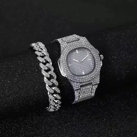montre bling bling
