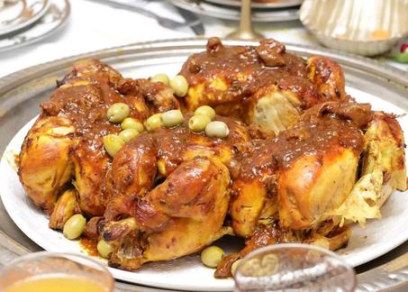 POULET AVEC DAGHMIRA