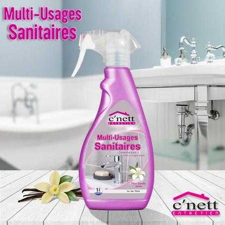 C'NETT SANITAIRE MULTI-USAGES  sanitaires 750ML/سي نت الصحي متعدد الاستخدامات للحمامات 750 مل.