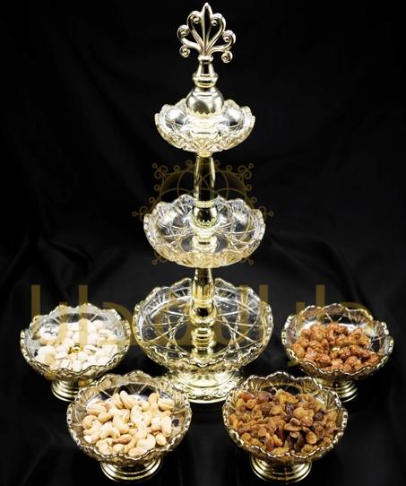 طقم خماسي من النحاس و الكريسطال