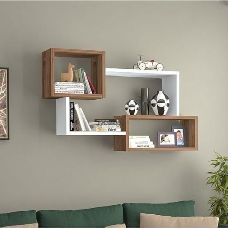 Modern Wooden Shelves - Wall Decor