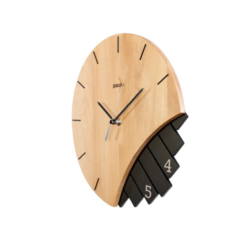 Horloge Murale Moderne CHAST 12" - Design Géométrique Unique