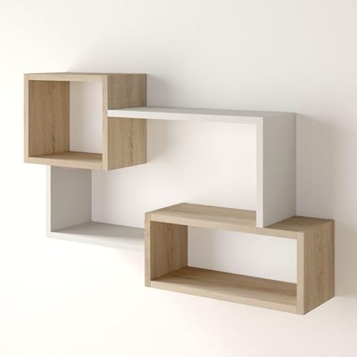 Modern Wooden Shelves - Wall Decor