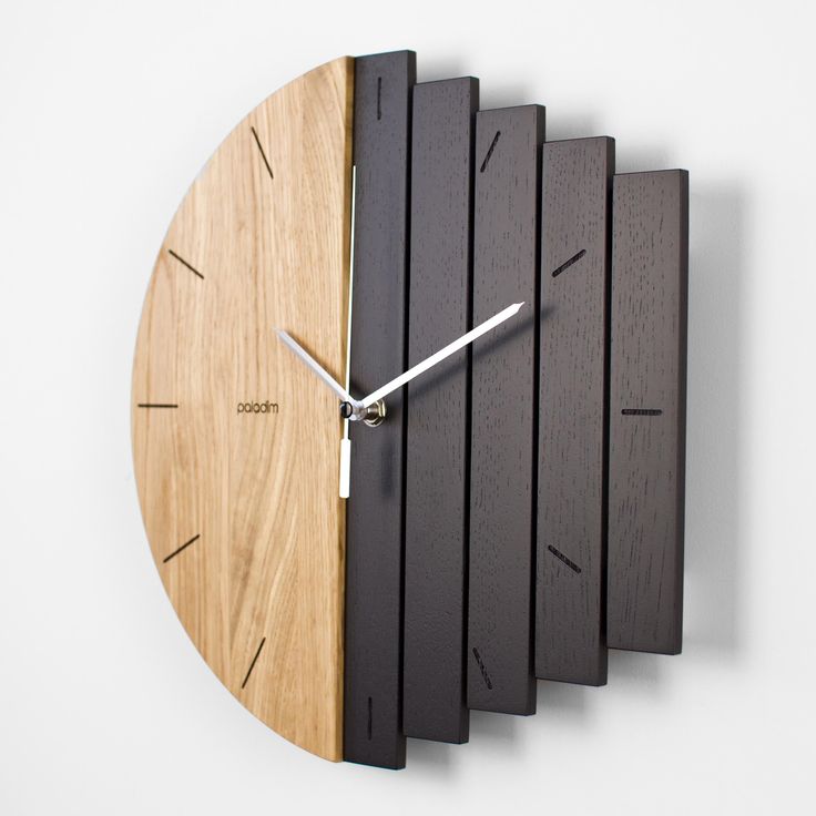 Yin and Yang Wooden Wall Clock – Unique Handmade Home Decor Gift