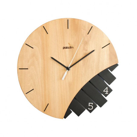 Horloge Murale Moderne CHAST 12" - Design Géométrique Unique