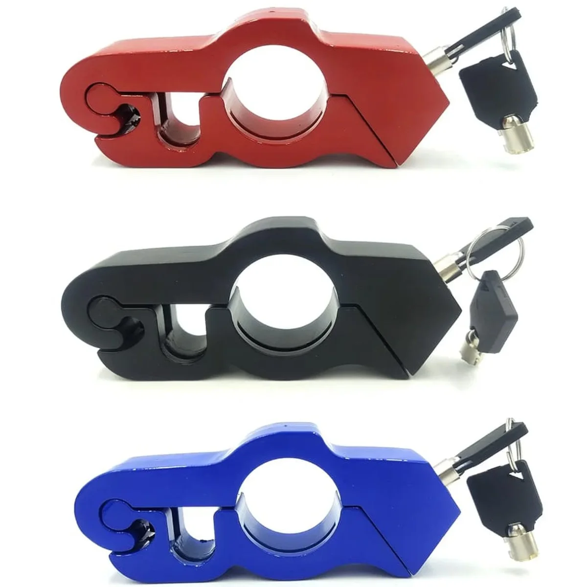 Antivol Guidon Moto en Alliage d'Aluminium — Serrure de Poignée Universelle, Imperméable & Inviolable