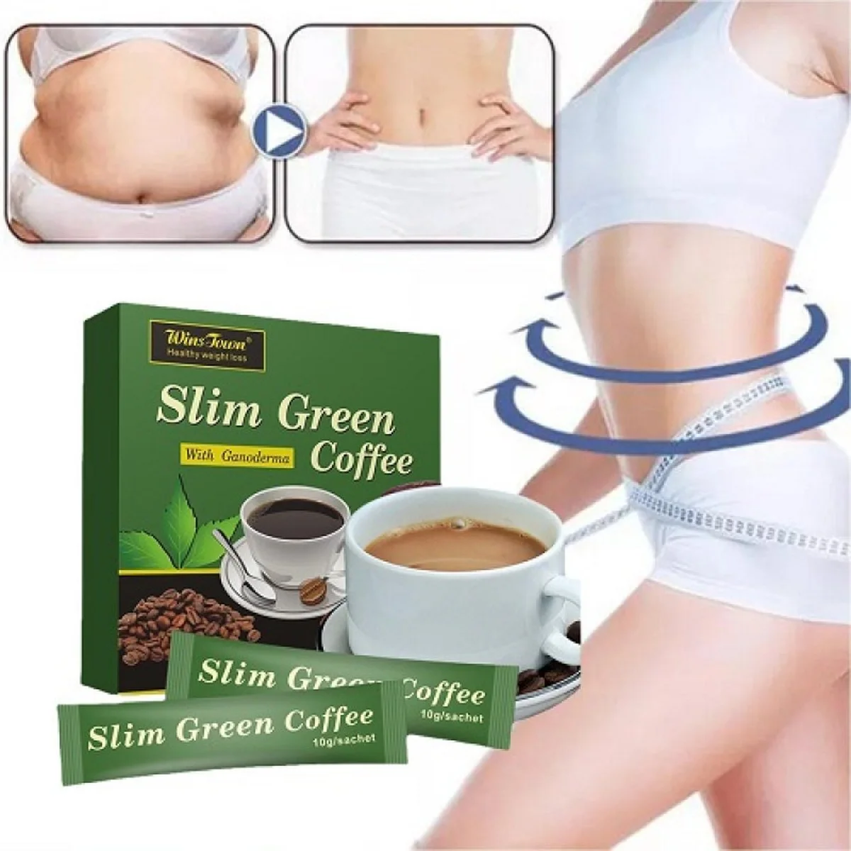 Café Minceur pour Brûler les Graisses, Perdre du Poids et Booster le Métabolisme | 100% Naturel | 18 Sachets