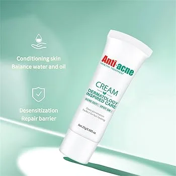 Crème Anti-acnés, élimine les boutons, les comédons , les peaux grasses et l'aspect huilé du visagela , Crème Anti-acné de la marque Aichun Beauty, un soin visage présenté en tube de 20 g. FC