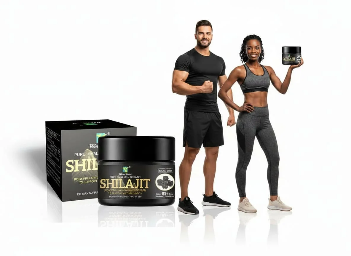 Booste Énergie et vitalité, Endurance, Santé mentale et cardiaque, Résine de Shilajit Movezen — 100% Pure, 85 minéraux, Himalaya 5000m, 50 Jours