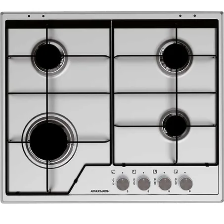 PLAQUE DE CUISSON ARTHURE MARTIN A GAZ 4 FEUX INOX 60CM