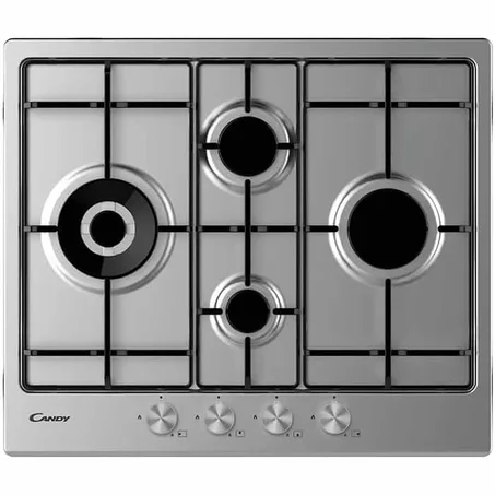 PLAQUE DE CUISSON CANDY A GAZ 4 FEUX INOX 60CM