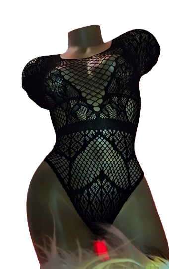 Lingerie Sexy Combinaison En Résille Creux