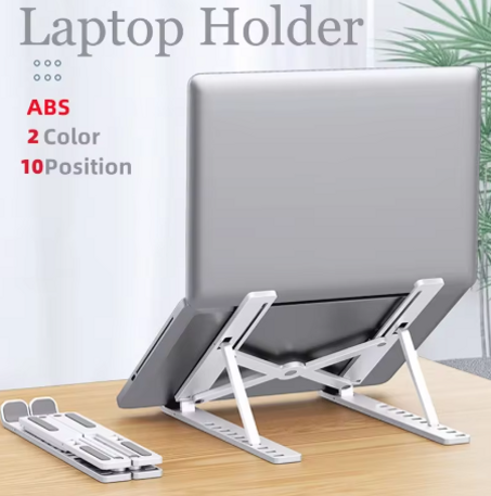 Adjustable Aluminum Laptop Stand – Ergonomic Design