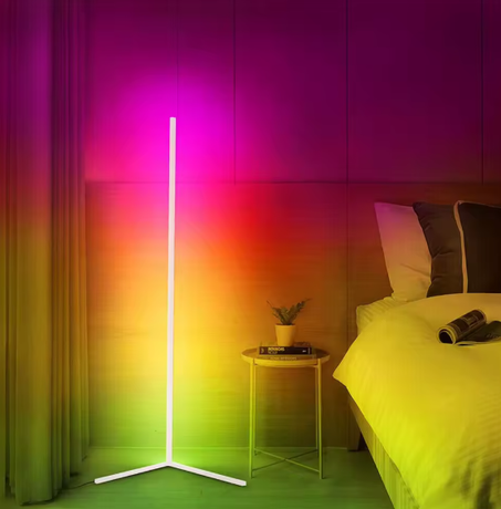 RGB LED Ambient Mood Lamp – 16 Colors & Remote Control