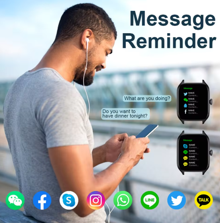 Smart Fitness Watch – Heart Rate, Sleep & Activity Tracker