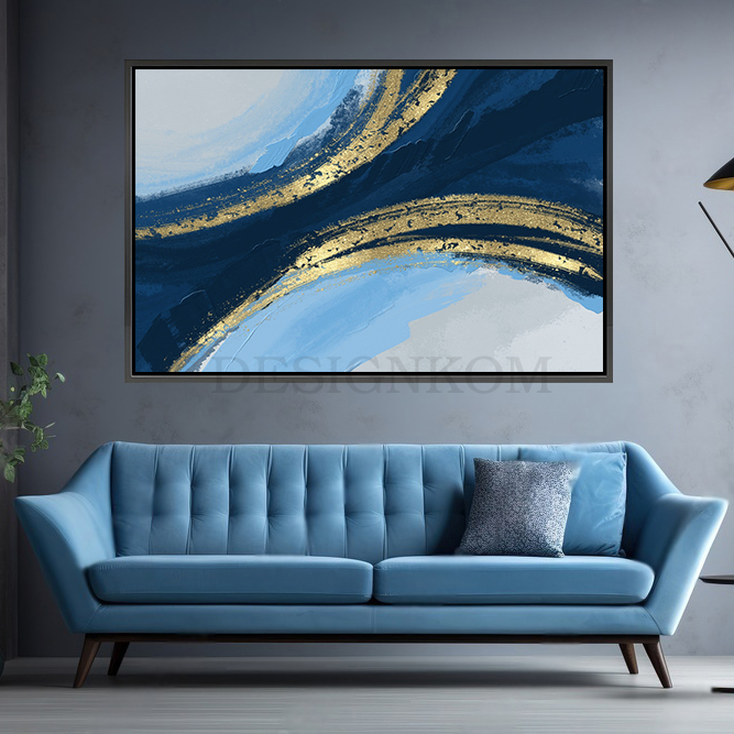 blue sky gold swearl