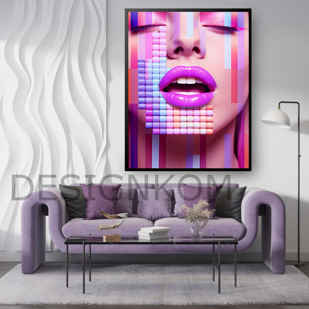 WOMAN COLORFUL SENSATION