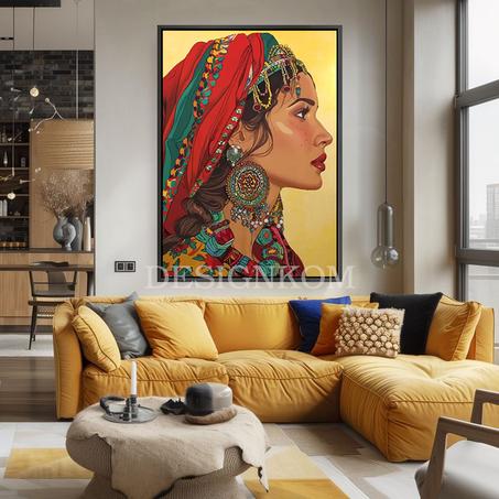 majestic of an Amazigh woman