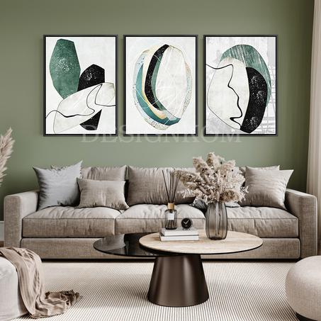 minimalisme green stone