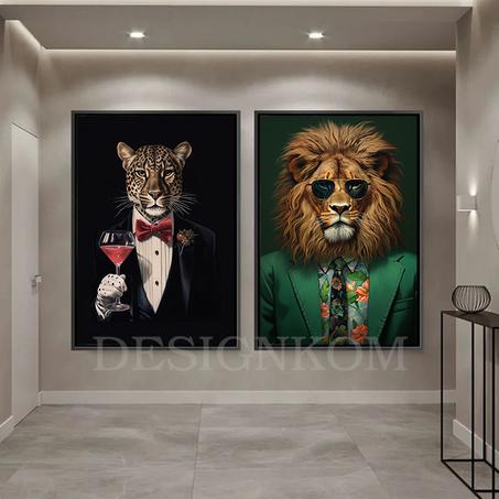 lion tiger maximalisme style