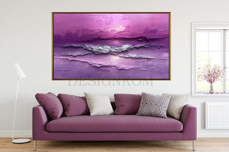 ABSTRACT PURPPLE RISING