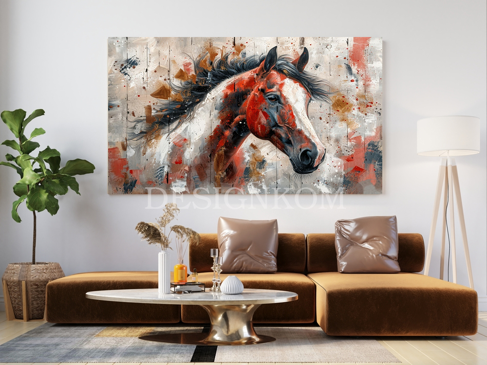 BEAUTY HEAD HORSE PAINT