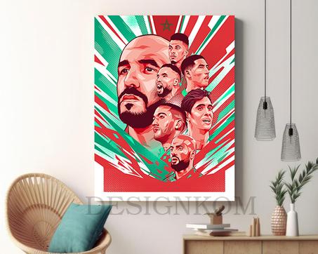 Moroccan soccer heroes