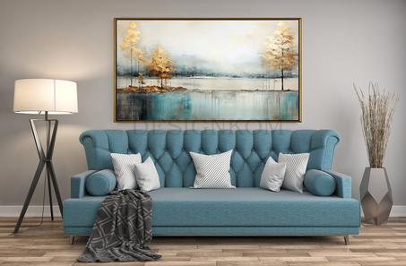 PEACEFUL FOREST GOLDEN PAINT