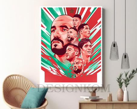 Moroccan soccer heroes