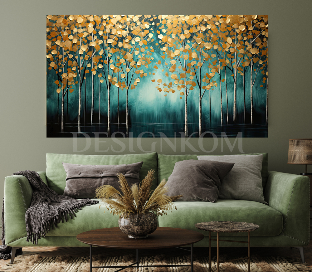 ABSTRACT FOREST in spring