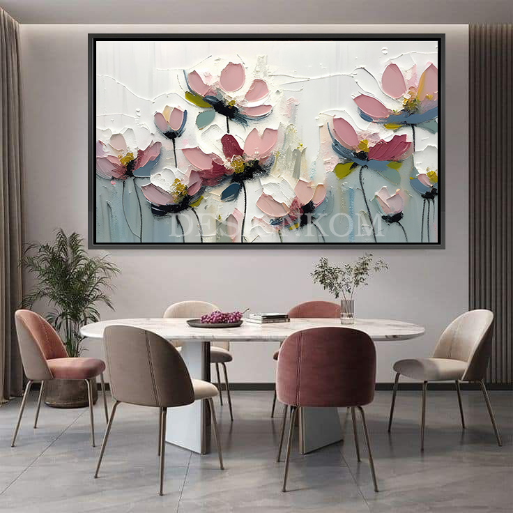 heavy colorful pinky flowers