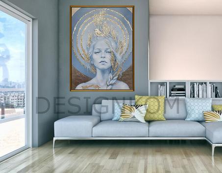 WOMAN WHEAT QUEEN