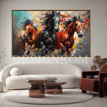 Abstract Strong Horses