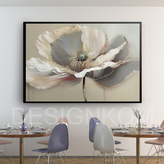 grey peace flower
