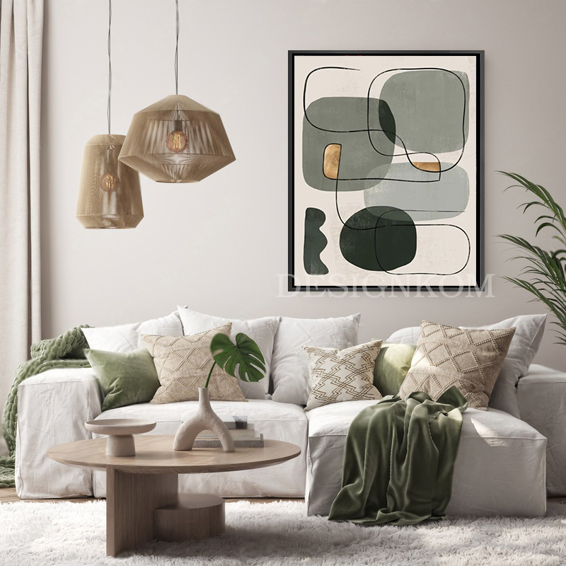 green gold boho