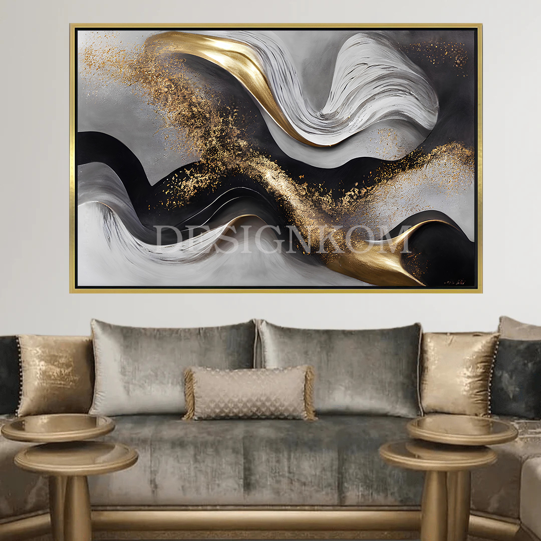 black gold white swearl texture