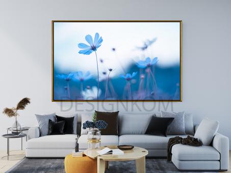 BLUE CIEL FLEURS AUTHENTIQUE