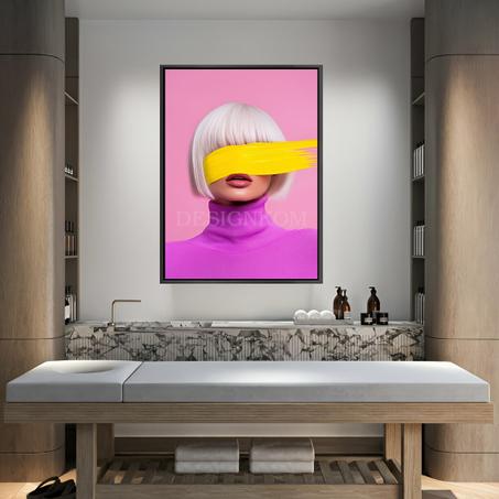 pop art futuristic woman
