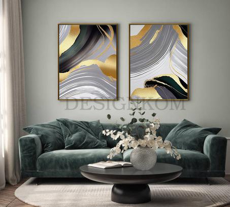 PAINT GREEN GOLD BLACK  SCRATCHES