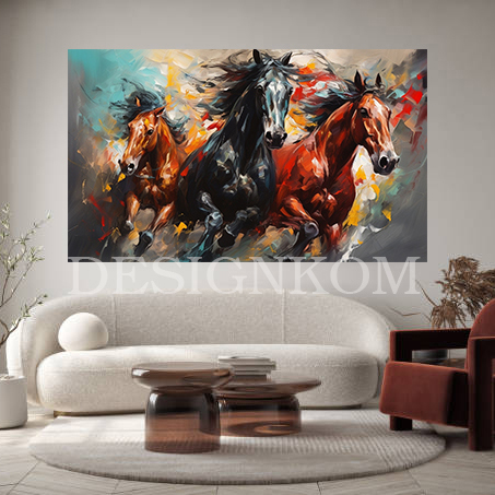 Abstract Strong Horses