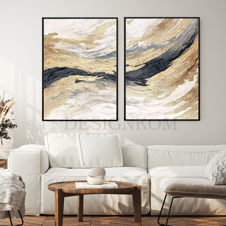 abstract art wave