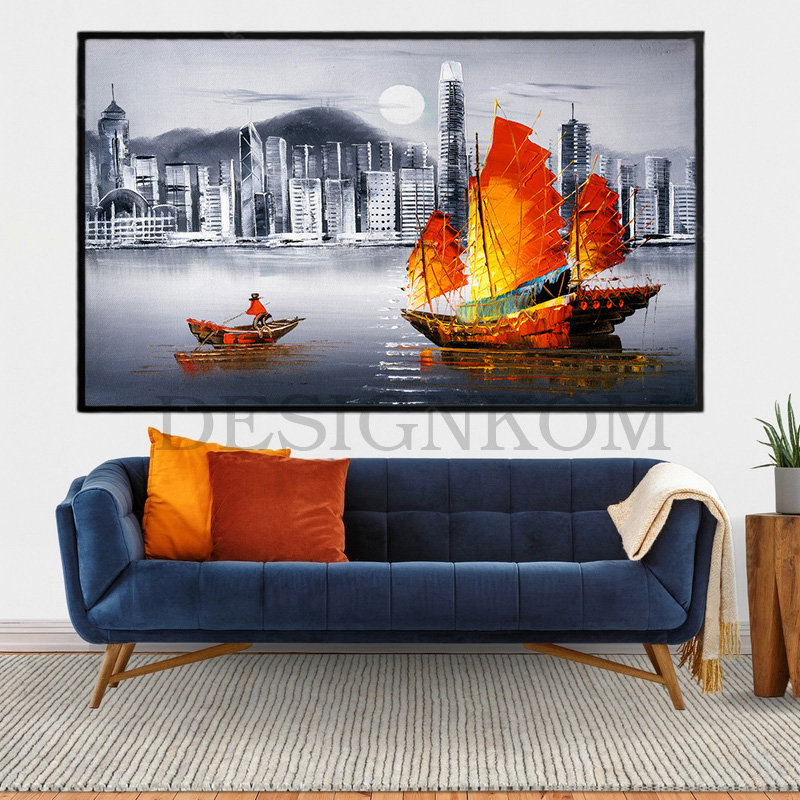 fisher boat city art
