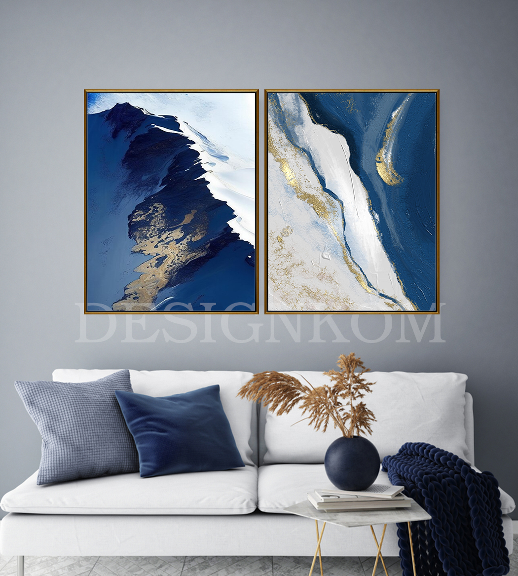 abstract blue ocean