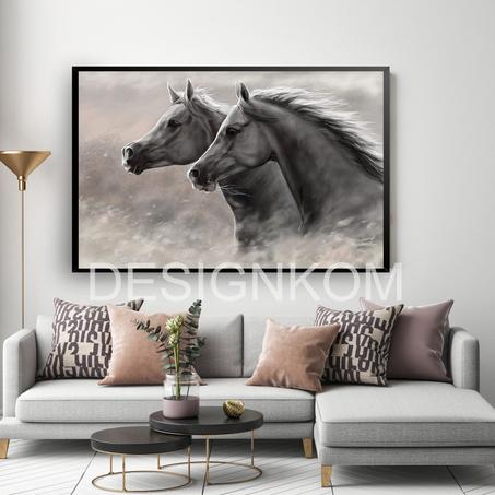 grey horses coupe