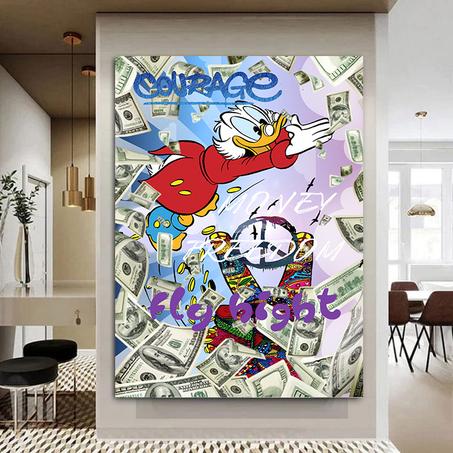money freedom fly hight