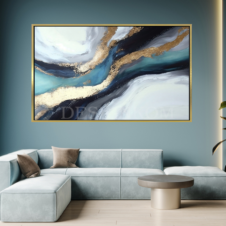 abstratc scratch gold green black